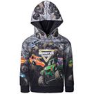Moletom Monster Jam Zombie Grave Digger Megalodon para meninos 6Y