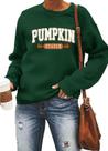 Moletom MYHALF Pumpkin Season, camisa de outono feminina, verde