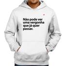 Moletom Não pode ver uma vergonha que já quer passar - Foca na Moda Moletom Não pode ver uma vergonha que já quer passar - Foca na Moda