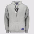 Moletom NBA Brooklyn Nets Logo Cinza Moletom NBA Brooklyn Nets Logo Cinza