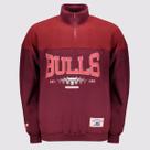 Moletom NBA Chicago Bulls Logo Vinho