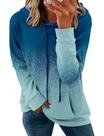 Moletom Onlypuff Cute Tie Dye Fashion Hoodie para mulheres azul S
