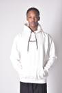 Moletom Overcome Canguru Dual Script Off White