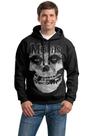 Moletom Preto Banda Misfits C/Capuz Bomber Rock
