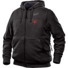 Moletom preto com capuz g 12v 302b-20l milwaukee