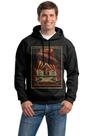 Moletom Preto da Banda Led Zeppelin C/Capuz Bomber Rock