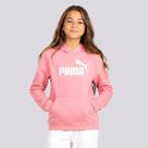 Moletom Puma Ess No.1 Logo Hoodie Juvenil Rosa Moletom Puma Ess No.1 Logo Hoodie Juvenil Rosa