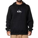 Moletom Quiksilver Canguru Metal Comp Comp Logo WT24 Preto