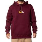 Moletom Quiksilver Canguru Metal Comp Comp Logo WT24 Vinho