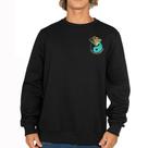 Moletom Quiksilver Careca Hypnotic Wave WT25 Masculino Preto