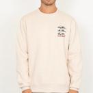 Moletom Quiksilver Careca Three Logo WT26 Masculino Areia