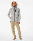 Moletom rip curl anti series departed zip thru grey