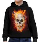 Moletom Rock N Roll Infantil Caveira UNISSEX Blusa canguru Moletom Rock N Roll Infantil Caveira UNISSEX Blusa canguru