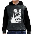 Moletom Rock N Roll Infantil Guitarra UNISSEX Blusa canguru Moletom Rock N Roll Infantil Guitarra UNISSEX Blusa canguru