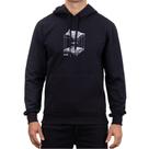 Moletom RVCA Canguru Topographic Oversize Preto Moletom RVCA Canguru Topographic Oversize Preto