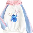 Moletom SANMU Colorful Contrasting Creative Stitch Moletom SANMU Colorful Contrasting Creative Stitch