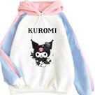 Moletom SANMU Loose Digital Pattern Dark Kuromi Moletom SANMU Loose Digital Pattern Dark Kuromi