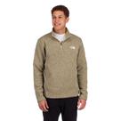 Moletom THE NORTH FACE Tsillan com ¼ zíper para homens cáqui XXL