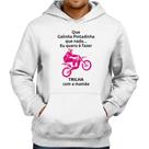 Moletom Trilha com a mamãe (moto rosa) - Foca na Moda