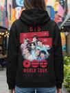 Moletom Unissex BTS World Tour 2026 Integrantes - Premium Tamanho:GCor:Preto