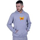 Moletom Unissex Canguru Borboleta Laranja