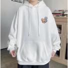 Moletom Unissex Canguru Com Capuz Tendência Masculino Urso Provident Estiloso Moderno Feminino Blusa De Frio StreetWear