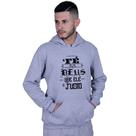 Moletom Unissex Canguru Fé em Deus Racionais Mcs