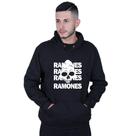 Moletom Unissex Canguru Ramones Caveira World Rock