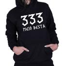Moletom Unissex Canguru Rock Metal 333 Meio Besta Meme Moletom Unissex Canguru Rock Metal 333 Meio Besta Meme