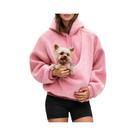 Moletom Unissex Com Capuz De Pelúcia, Confortável E Térmico Para O Inverno, Com Bolso, Cor Sólida Moletom Unissex Com Capuz De Pelúcia, Confortável E Térmico Para O Inverno, Com Bolso, Cor Sólida