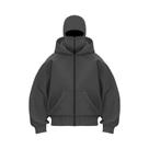 Moletom Unissex Com Capuz Duplo E Balaclava, Estilo Y2K Gótico Harajuku, Roupa Esportiva De Inverno