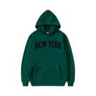Moletom Unissex Com Estampa De Letras Da Cidade De Nova York, Estilo Casual Solto, Pullover
