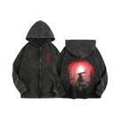 Moletom Unissex Com Zíper E Capuz Estampado Anime Berserk Harajuku Gótico De Algodão, Jaqueta Hip