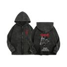 Moletom Unissex Com Zíper E Capuz Estampado Anime Berserk Harajuku Gótico De Algodão, Jaqueta Hip Moletom Unissex Com Zíper E Capuz Estampado Anime Berserk Harajuku Gótico De Algodão, Jaqueta Hip