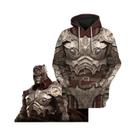 Moletom Unissex Dark Souls Com Estampa 3D, Casual, Oversized, Corte Solto, Esportivo Moletom Unissex Dark Souls Com Estampa 3D, Casual, Oversized, Corte Solto, Esportivo