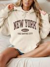 Moletom Unissex Estampado New York Brooklyn The Empire City Streetwear Urbano Inverno Capuz