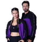 Moletom Unissex Fancy Zeiq Roxo e Preto