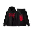 Moletom Unissex Hip Hop Com Capuz, Pullover De Fleece Para Homens E Mulheres, Terror Karl Metal FTP