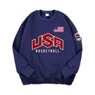 Moletom Unissex Oversized Com Estampa De Jogador De Basquete Dos EUA, Casual, Solto E Quente Moletom Unissex Oversized Com Estampa De Jogador De Basquete Dos EUA, Casual, Solto E Quente