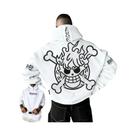 Moletom Unissex Oversized Com Estampa Gráfica De Anime, Pullover Casual Para Outono E Inverno,
