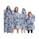 Moletom Unissex Oversized De Lã Com Capuz E Mangas, Estampa De Abóbora De Halloween, Manta Gigante Moletom Unissex Oversized De Lã Com Capuz E Mangas, Estampa De Abóbora De Halloween, Manta Gigante