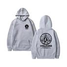 Moletom Unissex Volcom Stone Dupla Face 2025: Moda Casual, Estampa Gráfica, Esportivo, Respirável,