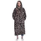 Moletom vestível Waitu Warm Cozy Hoodie Leopard