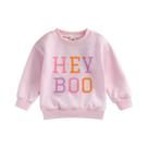 Moletom ZyhwShine Toddler Baby Girl Hey Boo Pumpkin 2-3Y
