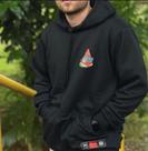 moleton preto melancia crazy