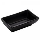 Molheira Pote Porta Shoyu Retangular de Melamina Tóquio 60ml Preto Lyor 10x6x3cm