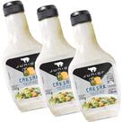 Molho Caesar Junior Queijo Parmesão 232g - 236ml - 3 UNIDADES