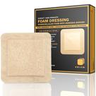Molho de espuma de silicone EVERLIT Care Bordered 6x6cm, pacote com 5