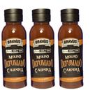 MOLHO DEFUMADO CAIPIRA BRAVUS - 3 FRASCOS 330g