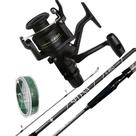 Molinete de Pesca Shimano Ix 4000 Vara de Carbono Linha Mult